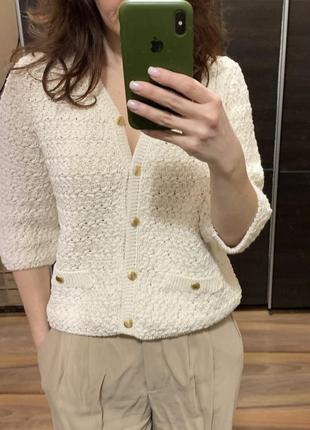Трикотажний жакет zara