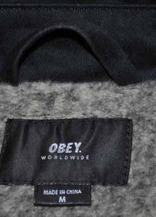 Obey куртка харик на меху внутри4 фото