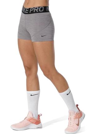 Nike pro  женские компрессионные шорты-велосипедки