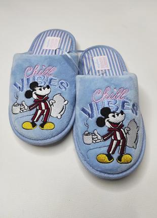 Жіночі хатні капці з ефектом пам'яті primark колекція disney mickey mouse 36-37, устілка 22-22,5 см