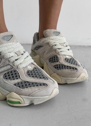 New balance 9060 кроссовки замша