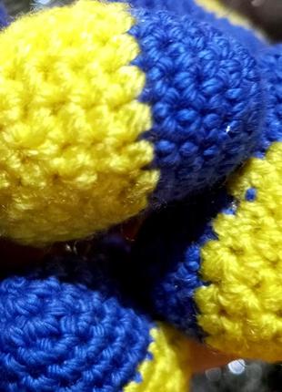 Украинский брелок сердечко для ключей