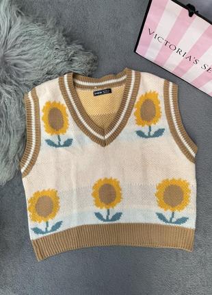 Жилетка у соняшники 2