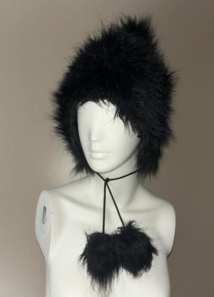 Хутряна шапка y2k ушанка