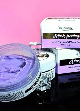 Маска для обличчя top beauty з фруктовими та bha кислотами 100 мл