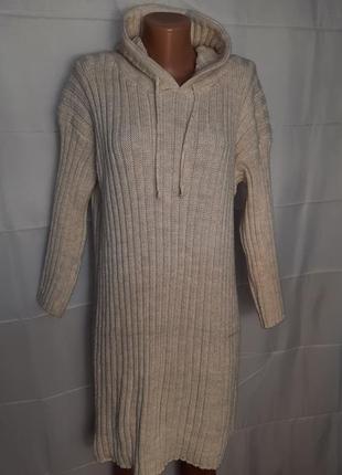 В'язана тепла сукня, розмір 46/48