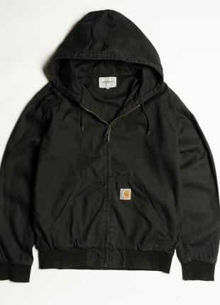 Carhartt wip active jacket black rinsed