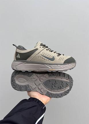 👟 кроссовки nike acg running beige black gore-tex winter termo / наляжка bs👟