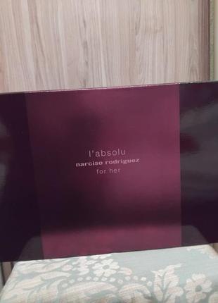 L'absolu
narciso rodriguez
for her