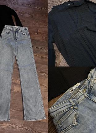 Джинсы zara и лонг
