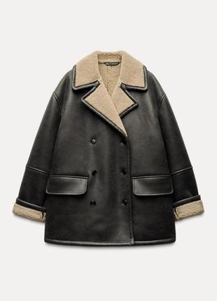 Куртка дубленка zara😍