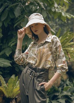 Рубашка блуза h&m с принтом
