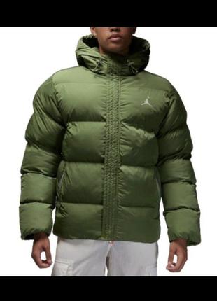 Пуховик мужской air jordan essentials green fb7311-340 оригинал