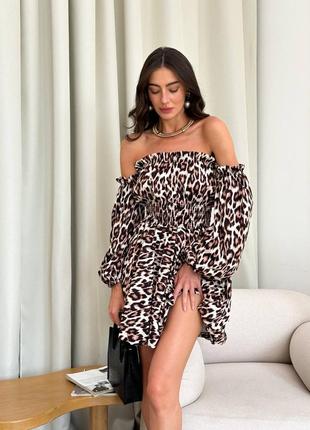 Неймовірна сукня в принт лео  🤎🐆