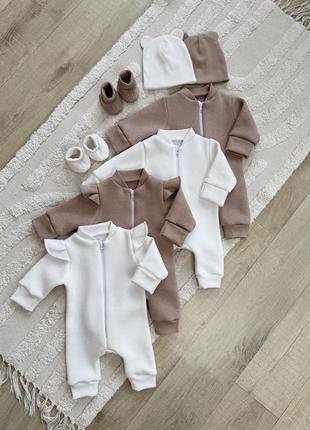 Дитячий  комплект ромпер з начісом.