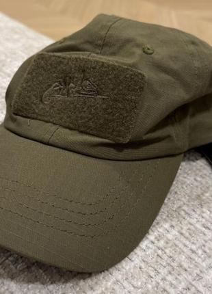 Кепка helikon-tex bbc cap adaptive green. polycotton ripstop зелена нова оригінал