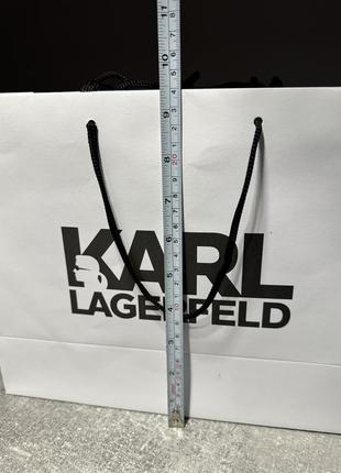 Пакет karl lagerferd белый пакет подарочный