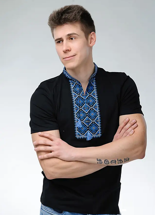 Вишиванка чоловіча, футболка. вышиванка мужская трикотажная