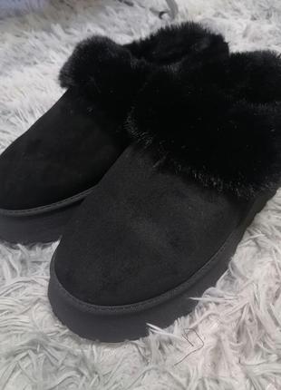 Женские угги с мехом