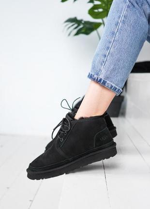 Жіночі чорні уггі ugg neumel black