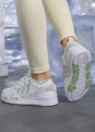 Женские кроссовки adidas originals adi2000 white mint