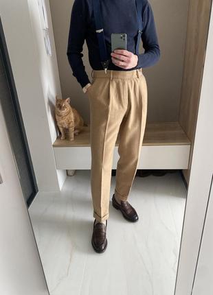 Шерстяные брюки topman w32 l32