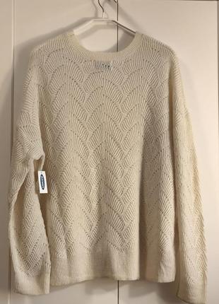 Ажурный свитер old nevy 2