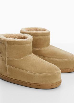 Замшеві черевики мунбути mango, 38