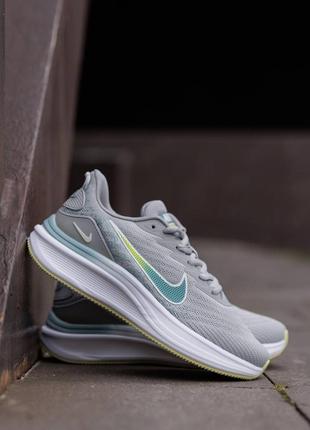 Женские кроссовки nike zoom winflo grey white