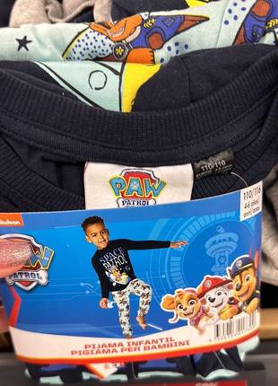 Детская пижама для мальчика paw patrol от lidl
