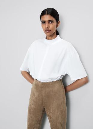Замшеві легінси zara