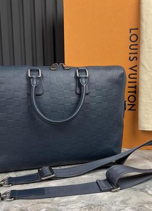 Louis vuitton infini damier briefcase documnet bag оригінальна сумка для документів