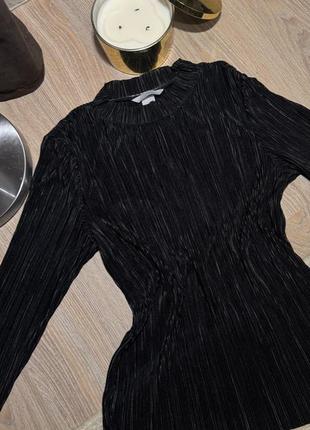 Лонгслив в рубчик h&m premium