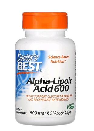 Альфа-ліпоєва кислота 600, 600 mg, 60 капсул