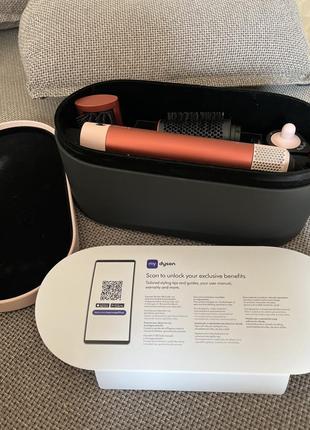 Стайлер dyson hs05 complete long volumise prussian strawberry bronze/blush pink