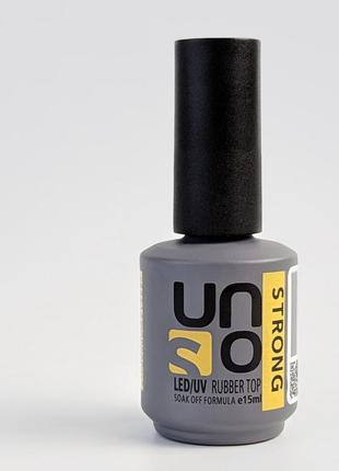 Топ без липкого шару uno strong rubber top 15 мл