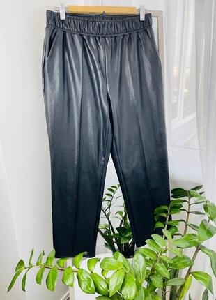 Европа🇪🇺primark. фирменные джоггеры из экокожи