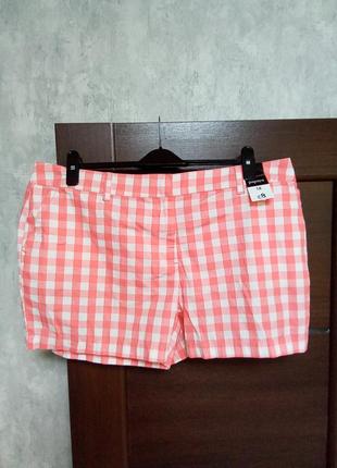Брендовые новые коттоновые шорты р.18