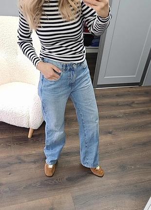 Стильные базовые джинсы mango 36