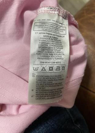 Рожева футболка adidas