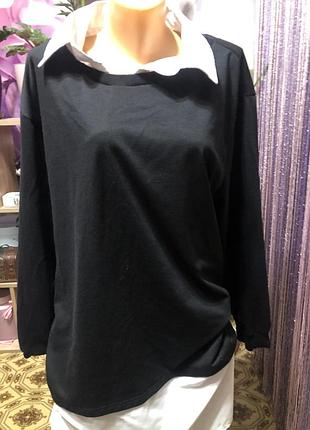 Платье комбинированное.