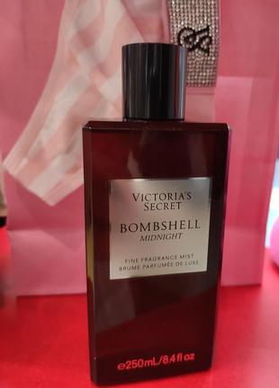 Парфюмированный спрей victoria's secret bombshell midnight