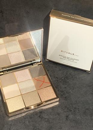 Базовые тени rituals miracle day to night eye palette limited edition
