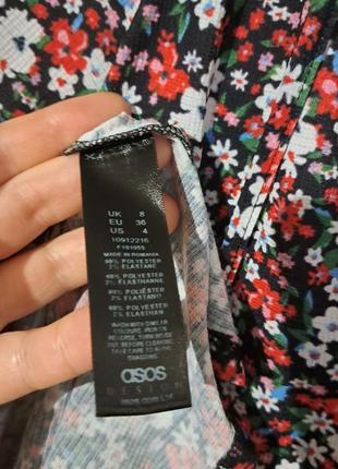 Платье миди с воланом7 фото