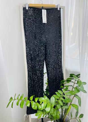 Европа🇪🇺george. фирменные брюки в пайетки, на подкладке