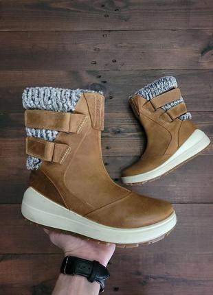 Зимові шкіряні черевики noyce cashmere