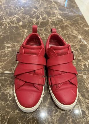 Красные кеды кроссовки женские valentino 36 размер