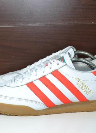 Adidas beckenbauer 46р кроссовки кожаные оригинал сникерсы