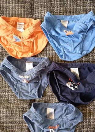 Тотруси фірмові (набір 5од) на хлопчика 5років.