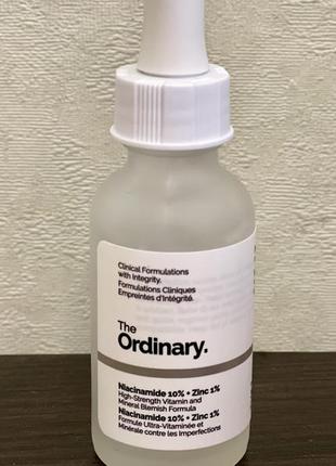 Сироватка для обличчя the ordinary niacinamide 10 % + zinc 1 %